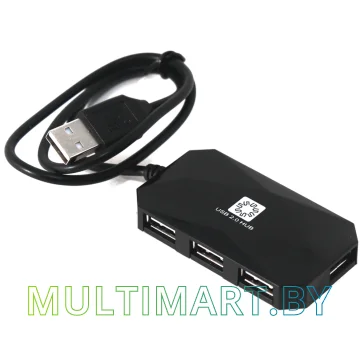 USB-хаб 5bites HB24-207BK